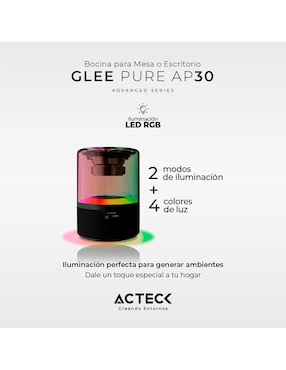 Bocina portátil Acteck AC-936422 bluetooth