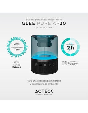 Bocina portátil Acteck AC-936422 bluetooth
