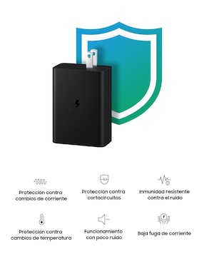 Cargador pared Samsung USB tipo A + USB tipo C