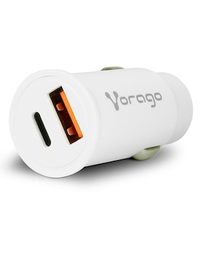 Cargador auto Balam Rush USB tipo A + USB tipo C