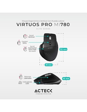 Mouse Gamer Inalámbrico Acteck ac-936187