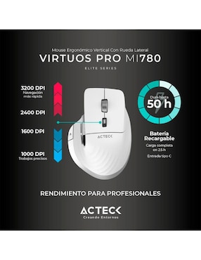 Mouse Gamer Inalámbrico Acteck ac-936194