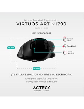 Mouse Gamer Inalámbrico Acteck ac-936309