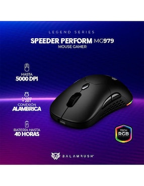 Mouse gamer inalámbrica Balam Rush BR-936847