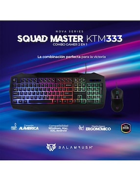 Mouse y Teclado Balam Rush KTM333
