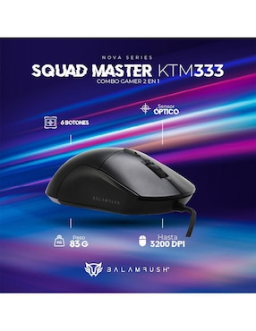 Mouse y Teclado Balam Rush KTM333
