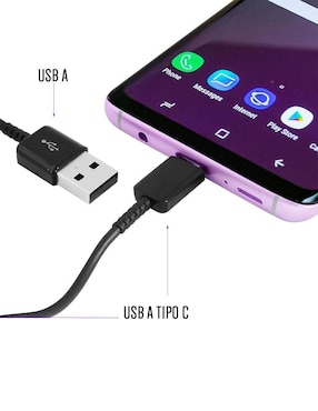 Cable USB C Samsung a tipo USB A de 1.5 m