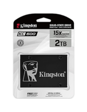 Unidad SSD Kingston capacidad 2 TB