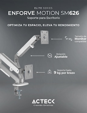 Soporte para Monitor de Escritorio Acteck