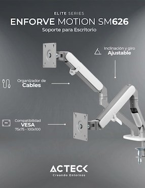Soporte para Monitor de Escritorio Acteck