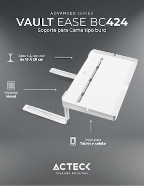 Soporte para tablet Acteck de plástico