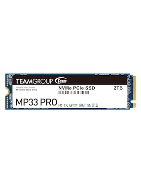 Unidad SSD Teamgroup Capacidad 2 TB