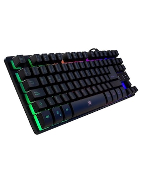 Teclado gamer conexión alámbrica Vorago KB-503