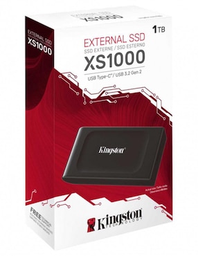 Unidad SSD Kingston capacidad 1 TB