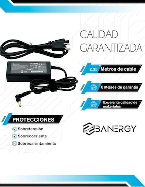 Cargador para laptop Banergy