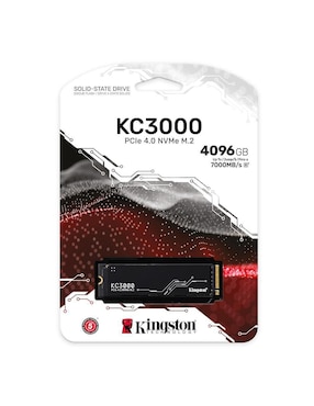 Unidad SSD Kingston capacidad 4 TB