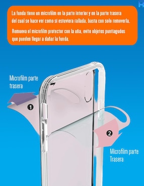 Funda para iPhone 12 y 12 Pro de plástico