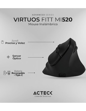 Mouse Gamer Inalámbrico Acteck ac-936224