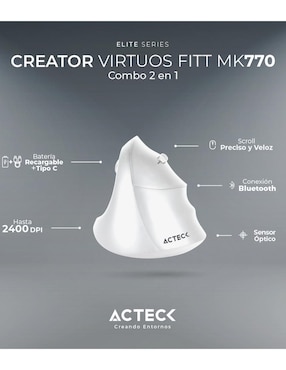 Mouse y teclado Acteck ac-936255