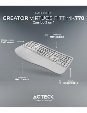 Mouse y teclado Acteck ac-936255