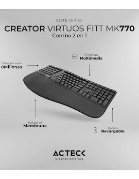 Mouse y teclado Acteck ac-936248