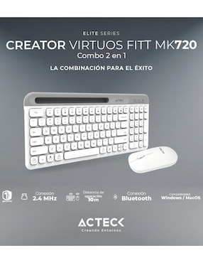 Mouse y teclado Acteck ac-936262