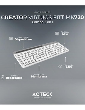 Mouse y teclado Acteck ac-936262