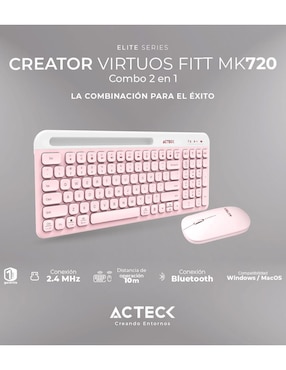 Mouse y teclado Acteck ac-936279