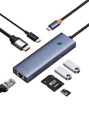 Adaptador multipuertos Baseus