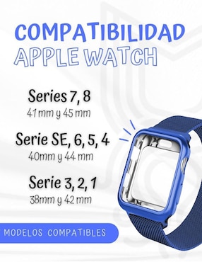 Correa para smartwatch Mamá Pulpo Silvery Blue