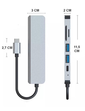 Hub Mr. Gadgets de 6 Contactos
