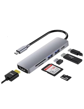 Hub Mr. Gadgets de 6 Contactos