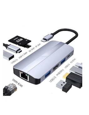 Hub Mr. Gadgets de 9 Contactos