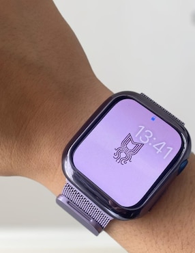 Correa para smartwatch Mamá Pulpo Flor de Lila