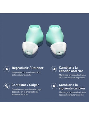 Audífonos True Wireless Baseus Bowie Wm01 Tws inalámbricos con cancelación de ruido
