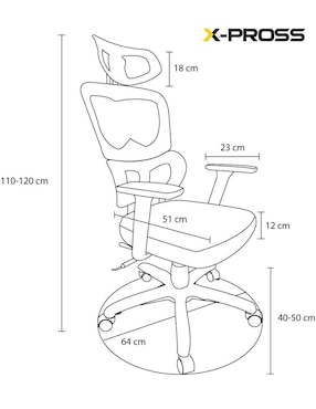 Silla escritorio X-Pross