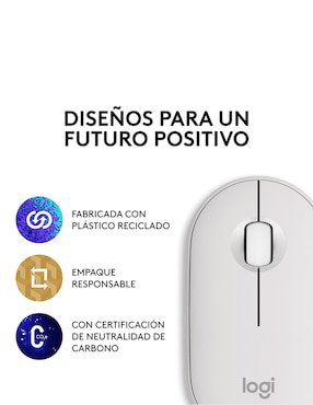 Mouse inalámbrico Logitech Pebble2 M350s 910-007047