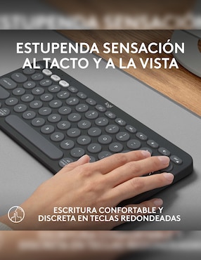 Teclado inalámbrico Logitech Pebble Keys2 K380S