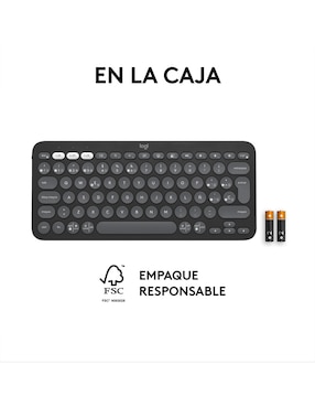 Teclado inalámbrico Logitech Pebble Keys2 K380S