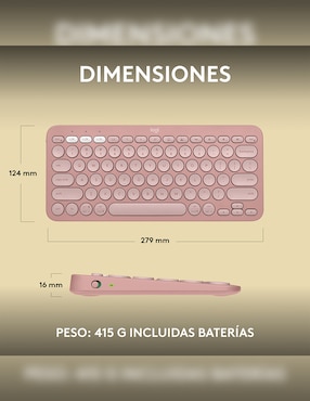 Teclado inalámbrico Logitech Pebble Keys2 K380S