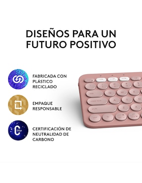 Teclado inalámbrico Logitech Pebble Keys2 K380S