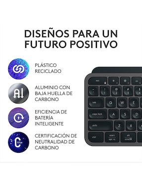 Teclado conexión inalámbrica Logitech MX Keys S