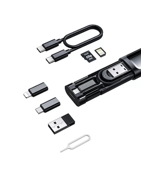 Cable lightning, micro USB y tipo C Mcdodo a tipo USB A de 29 cm