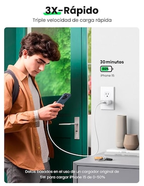 Cargador pared Ugreen USB tipo C