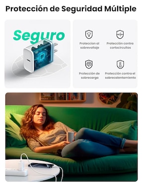 Cargador pared Ugreen USB tipo C