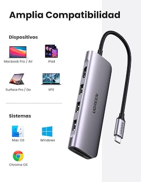 Adaptador Multipuertos Ugreen
