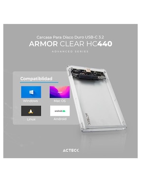 Estuche para Disco Duro Acteck