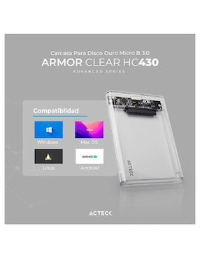 Estuche para Disco Duro Acteck