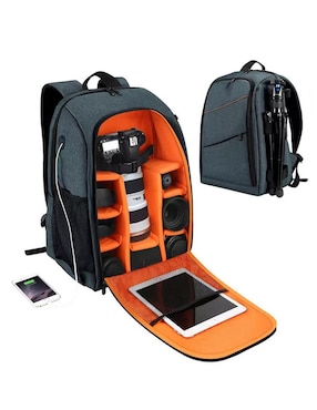 Mochila para cámara Tec4Home impermeable unisex