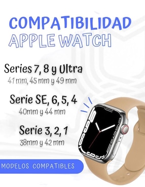 Correa para Smartwatch Mamá Pulpo de silicón + Charms